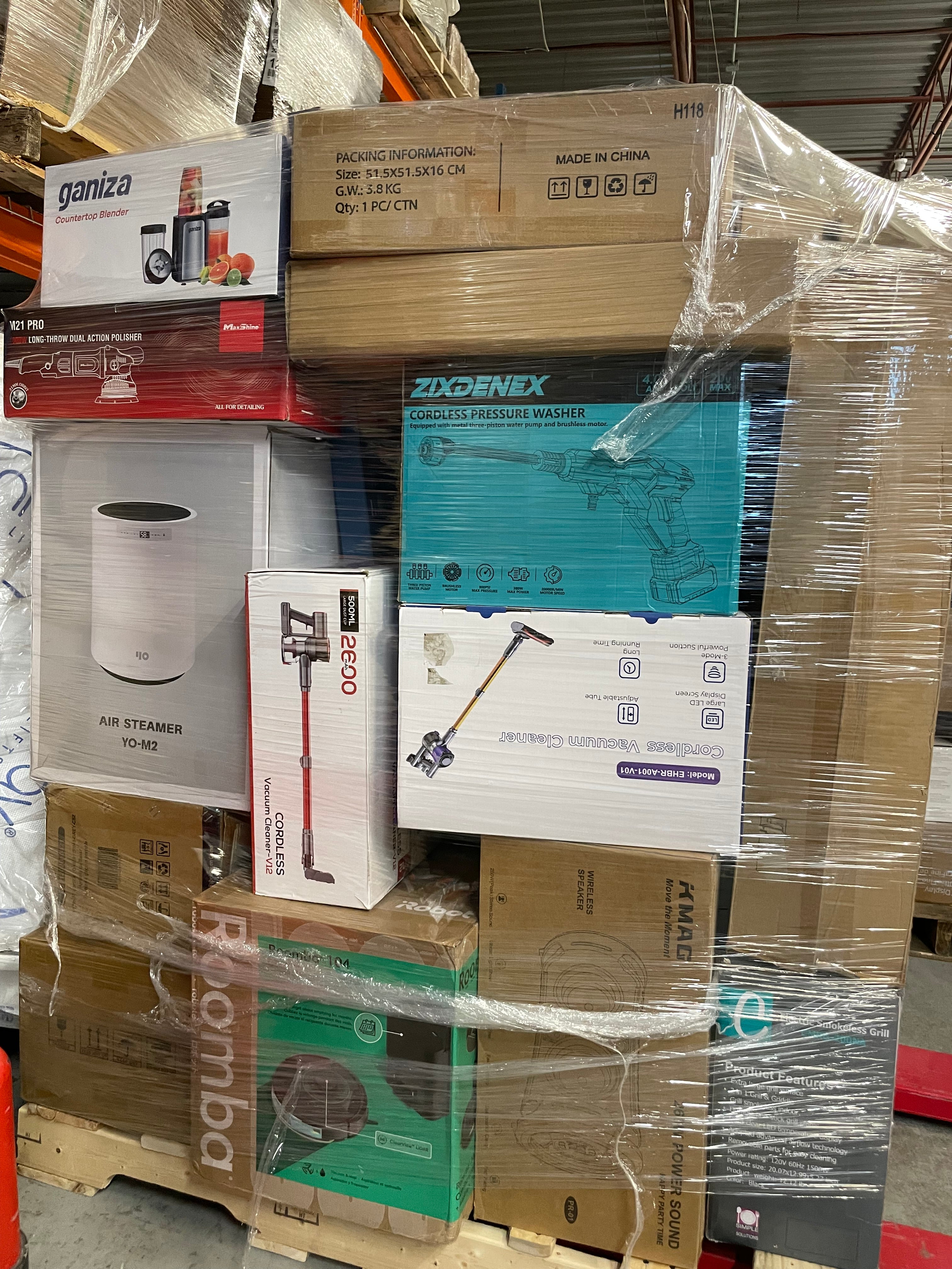 Manifested Household and Electronic Pallet #27