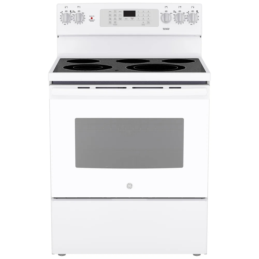 Open Box GE JCB840DVWW Electric Range, 5 cu. ft. Capacity, 30 inch
