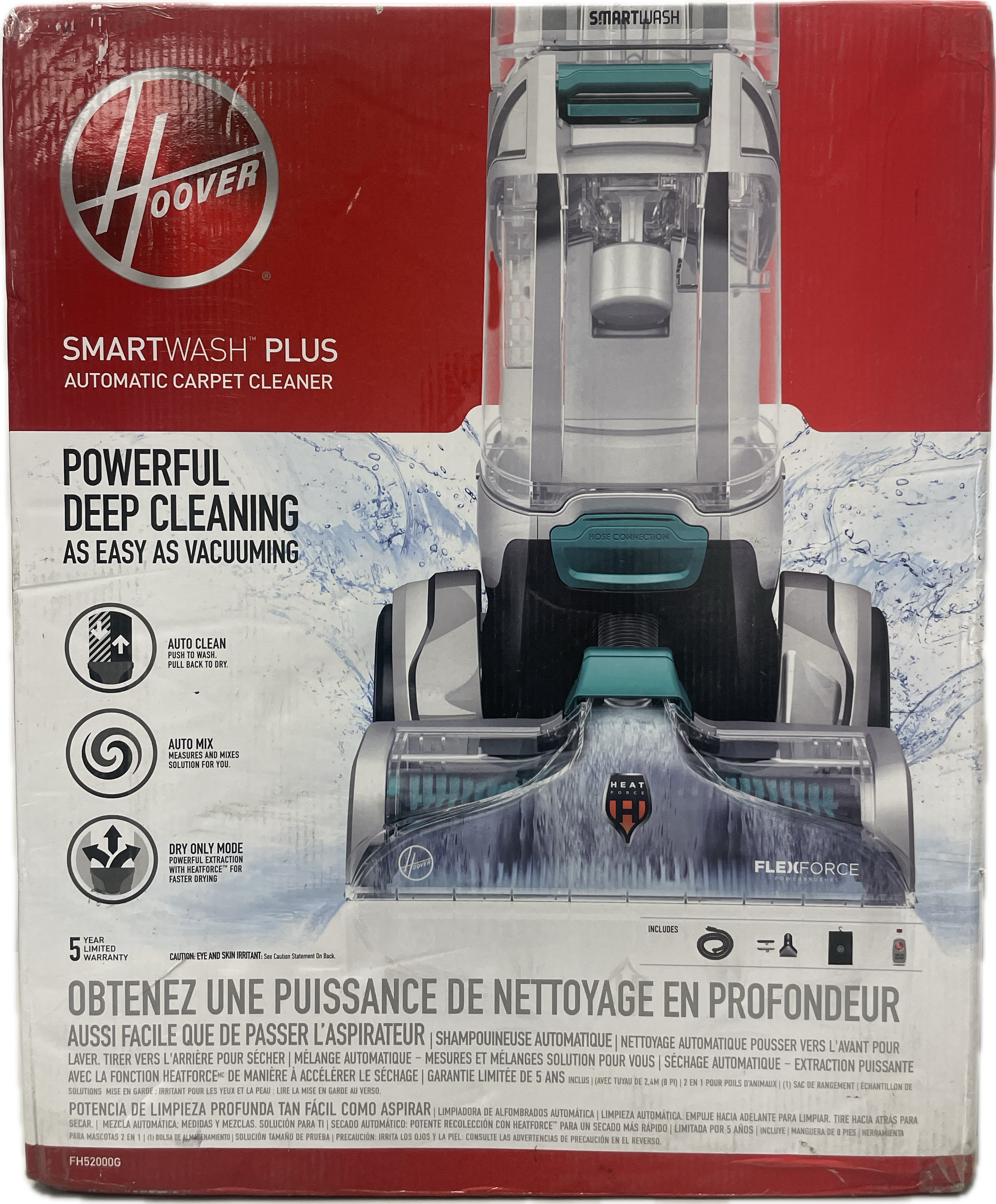 15 Pcs of Hoover Smart wash Plus Automatic Carpet Cleaner